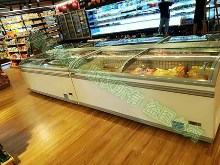  上海某进口食品超市选用肯德冷柜